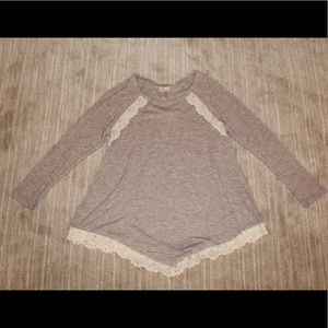 Hollister Lace Trim Top